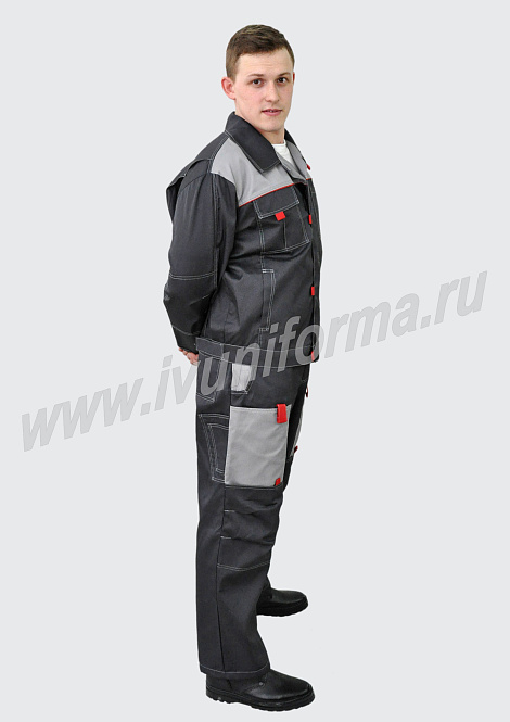 Костюм рабочий мужской арт. Р-02-52-ГР