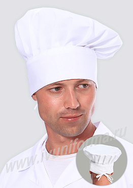 Колпак повара мужской арт. ГУ-12-41-ТС