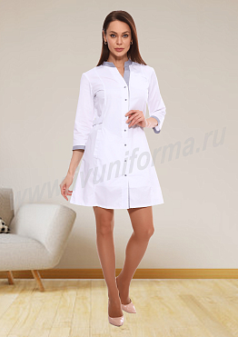 Халат медицинский женский арт. М-20-01-СТР